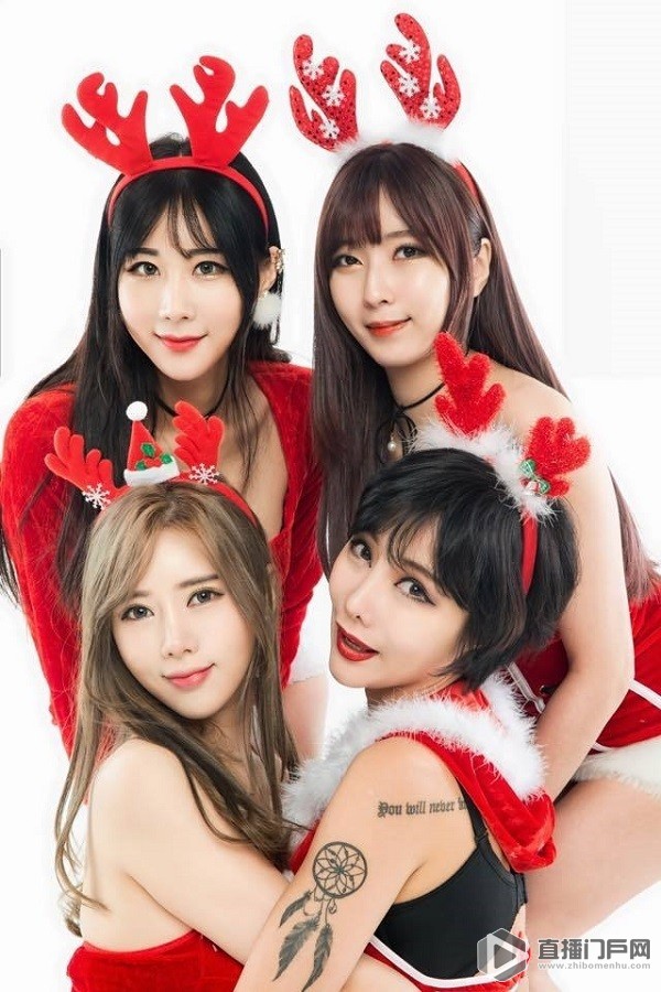 韩国美女主播 圣诞节 性感写真